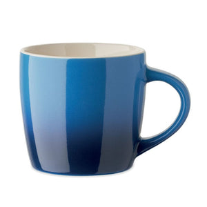 Tazza in ceramica. 300 ml. Blu - personalizzabile con logo