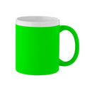 Tazza in ceramica 300 ml colori WOW verde calce - personalizzabile con logo