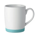 Tazza in ceramica 300 ml con base in silicone blu navy - personalizzabile con logo