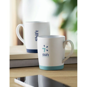 Tazza in ceramica 300 ml con base in silicone - personalizzabile con logo