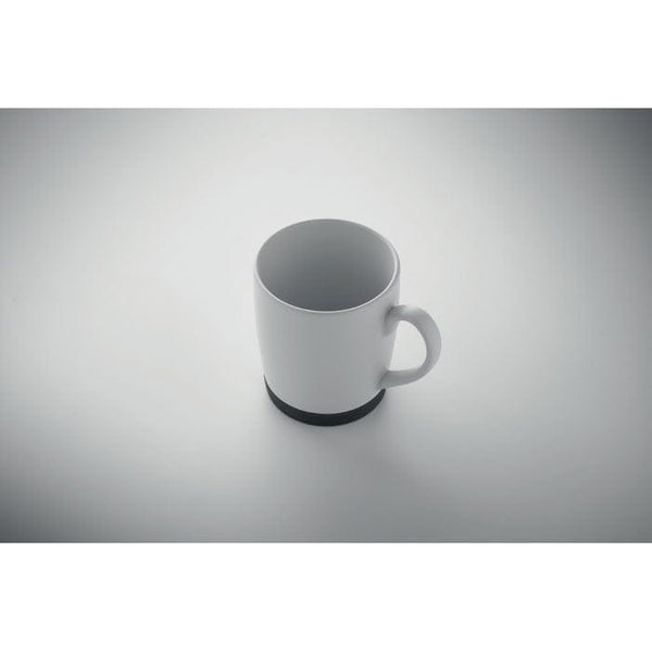 Tazza in ceramica 300 ml con base in silicone - personalizzabile con logo