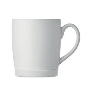 Tazza in ceramica 300 ml con base in silicone - personalizzabile con logo