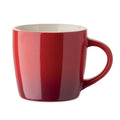 Tazza in ceramica. 300 ml. Rosso - personalizzabile con logo