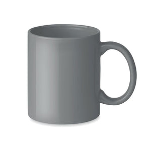 Tazza in ceramica 300ml grigio - personalizzabile con logo