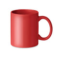 Tazza in ceramica 300ml rosso - personalizzabile con logo