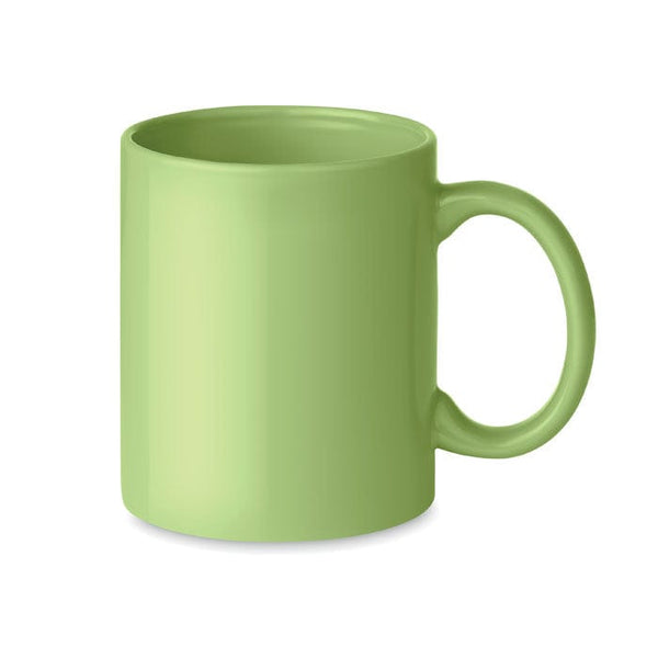 Tazza in ceramica 300ml verde - personalizzabile con logo