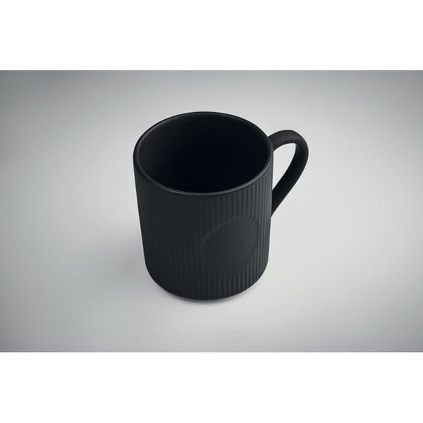 Tazza in ceramica a coste 340 ml - personalizzabile con logo