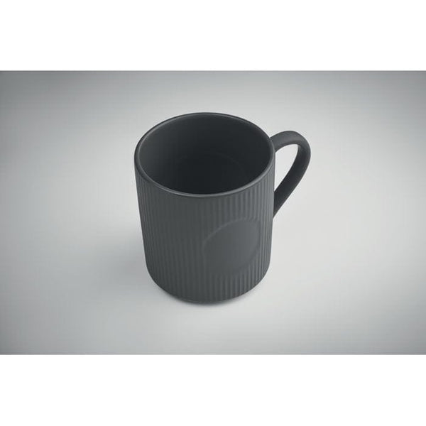 Tazza in ceramica a coste 340 ml - personalizzabile con logo