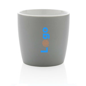 Tazza in ceramica con interni colorati - personalizzabile con logo