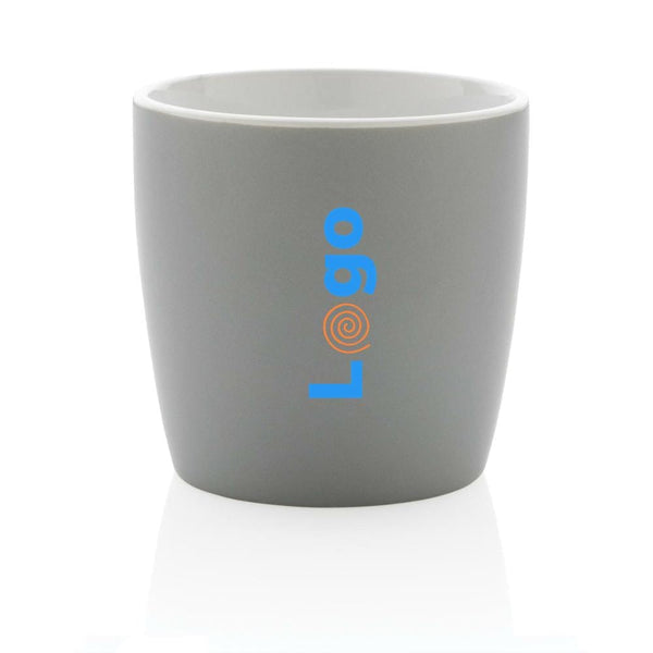 Tazza in ceramica con interni colorati - personalizzabile con logo