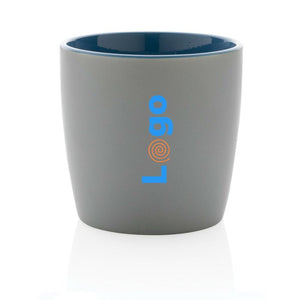 Tazza in ceramica con interni colorati - personalizzabile con logo