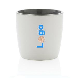 Tazza in ceramica con interni colorati - personalizzabile con logo