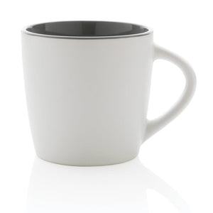 Tazza in ceramica con interni colorati - personalizzabile con logo