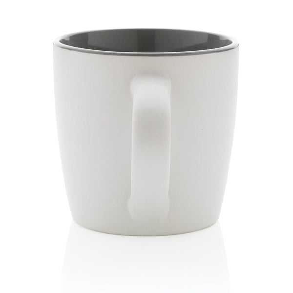 Tazza in ceramica con interni colorati - personalizzabile con logo