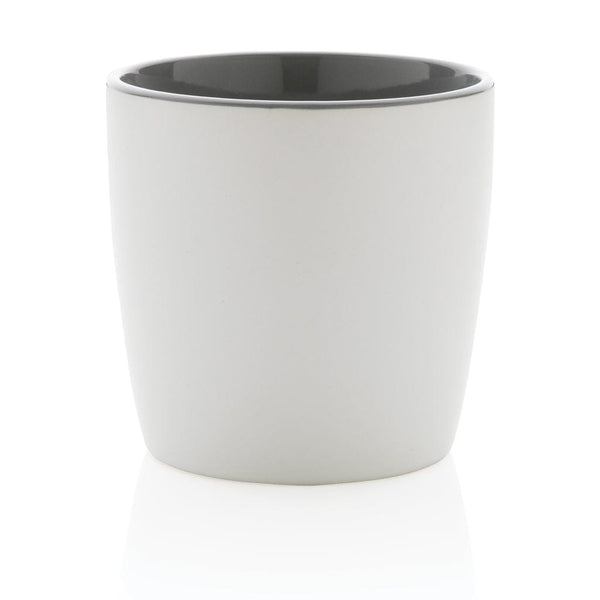 Tazza in ceramica con interni colorati - personalizzabile con logo