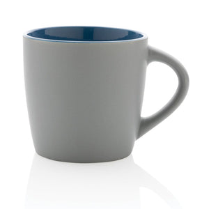 Tazza in ceramica con interni colorati - personalizzabile con logo