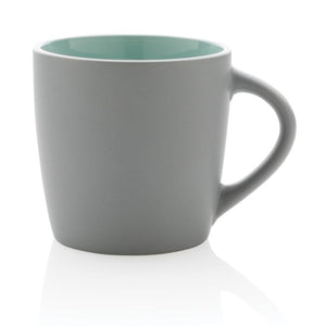 Tazza in ceramica con interni colorati - personalizzabile con logo