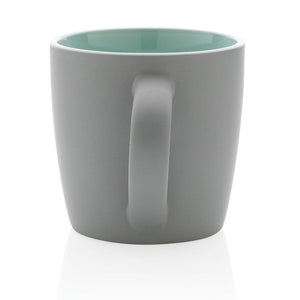 Tazza in ceramica con interni colorati - personalizzabile con logo