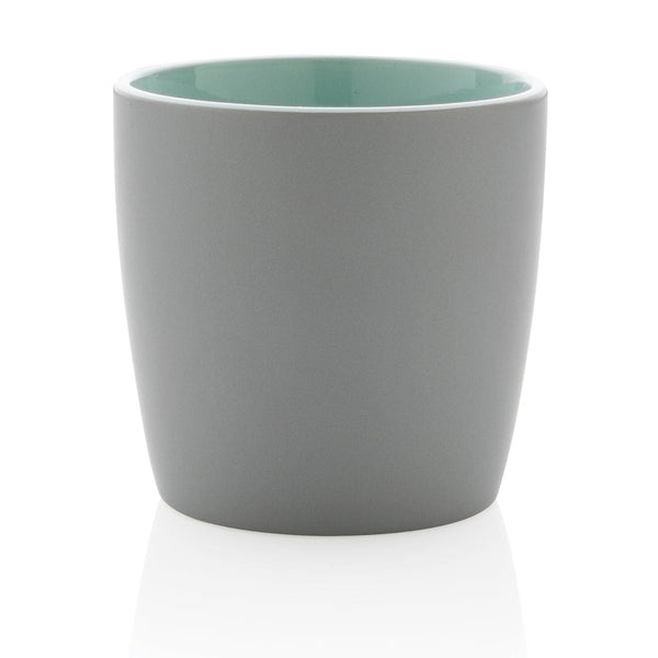 Tazza in ceramica con interni colorati - personalizzabile con logo