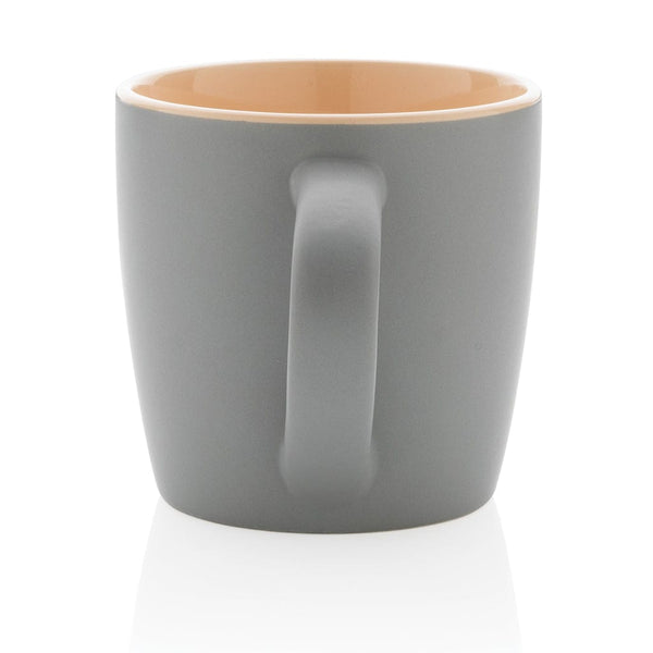 Tazza in ceramica con interni colorati - personalizzabile con logo