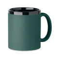 Tazza in ceramica da 300 ml verde - personalizzabile con logo
