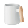 Tazza in ceramica da 320 ml Bianco - personalizzabile con logo