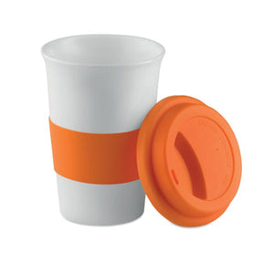 Tazza in ceramica e silicone - personalizzabile con logo