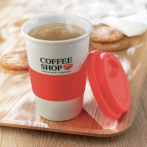 Tazza in ceramica e silicone - personalizzabile con logo