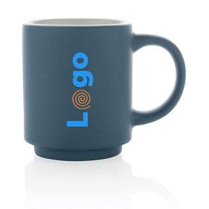 Tazza in ceramica impilabile - personalizzabile con logo