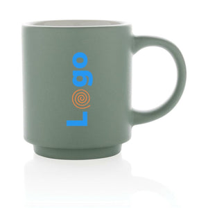 Tazza in ceramica impilabile - personalizzabile con logo