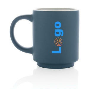 Tazza in ceramica impilabile - personalizzabile con logo