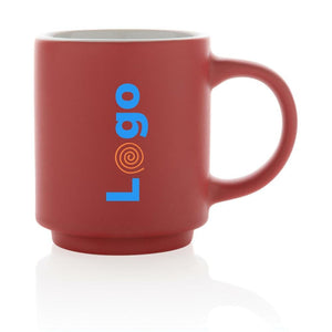 Tazza in ceramica impilabile - personalizzabile con logo