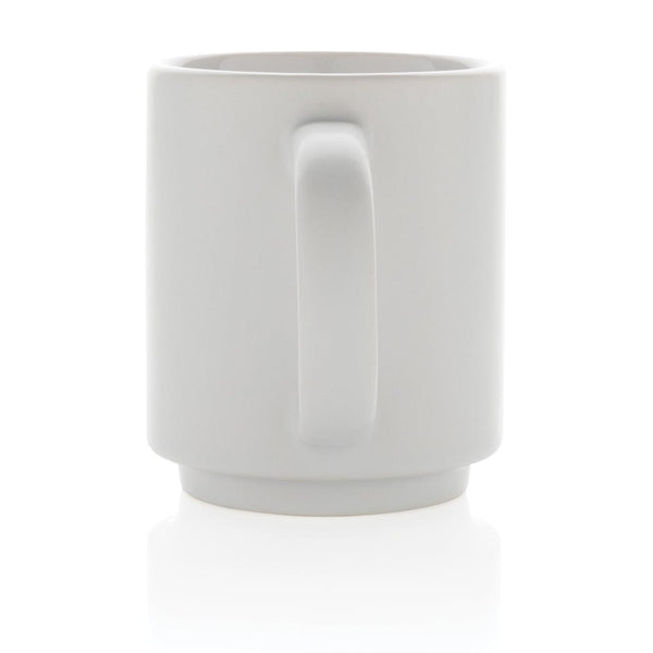 Tazza in ceramica impilabile - personalizzabile con logo