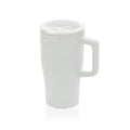Tazza in ceramica Luxe 490ml bianco - personalizzabile con logo
