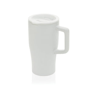 Tazza in ceramica Luxe 490ml bianco - personalizzabile con logo