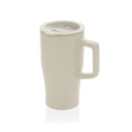 Tazza in ceramica Luxe 490ml grigio - personalizzabile con logo