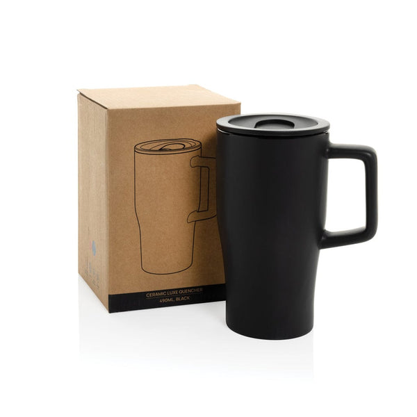 Tazza in ceramica Luxe 490ml - personalizzabile con logo