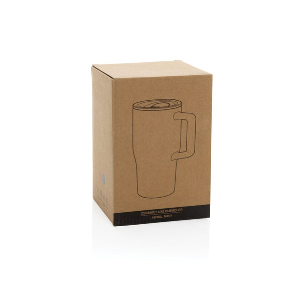 Tazza in ceramica Luxe 490ml - personalizzabile con logo
