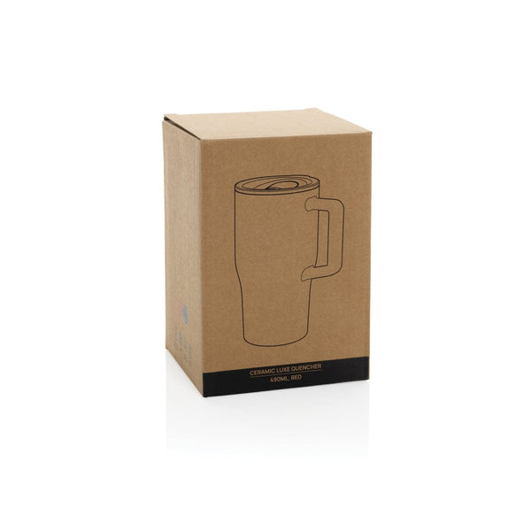 Tazza in ceramica Luxe 490ml - personalizzabile con logo