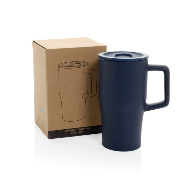 Tazza in ceramica Luxe 490ml - personalizzabile con logo