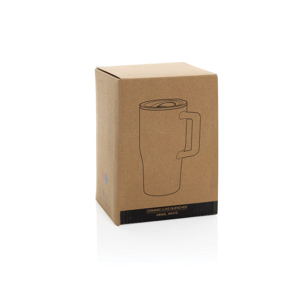 Tazza in ceramica Luxe 490ml - personalizzabile con logo