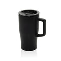 Tazza in ceramica Luxe 490ml nero - personalizzabile con logo