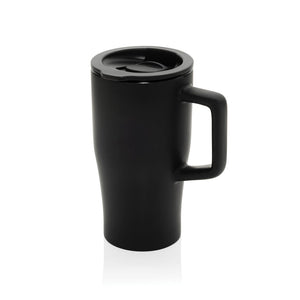 Tazza in ceramica Luxe 490ml nero - personalizzabile con logo