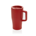Tazza in ceramica Luxe 490ml rosso - personalizzabile con logo