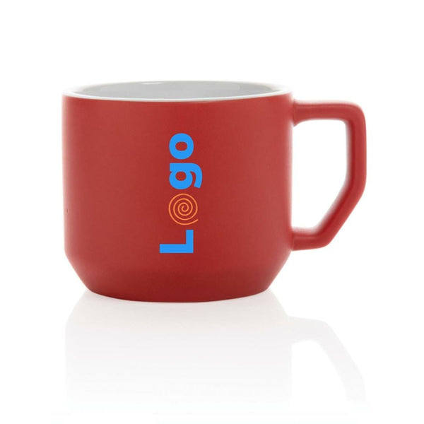 Tazza in ceramica moderna - personalizzabile con logo