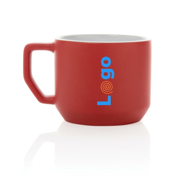 Tazza in ceramica moderna - personalizzabile con logo