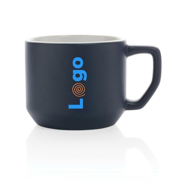Tazza in ceramica moderna - personalizzabile con logo