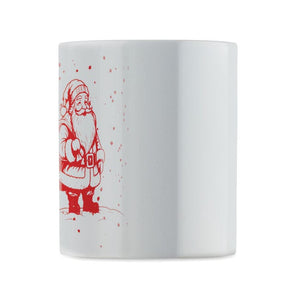 Tazza in ceramica natalizia 300 ml - personalizzabile con logo