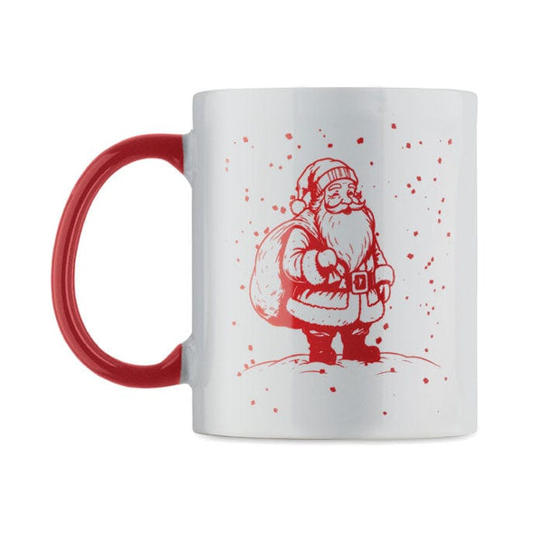Tazza in ceramica natalizia 300 ml - personalizzabile con logo