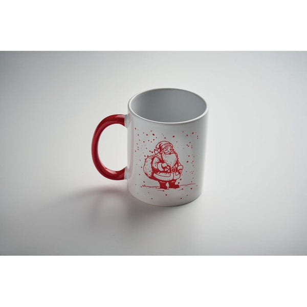 Tazza in ceramica natalizia 300 ml - personalizzabile con logo